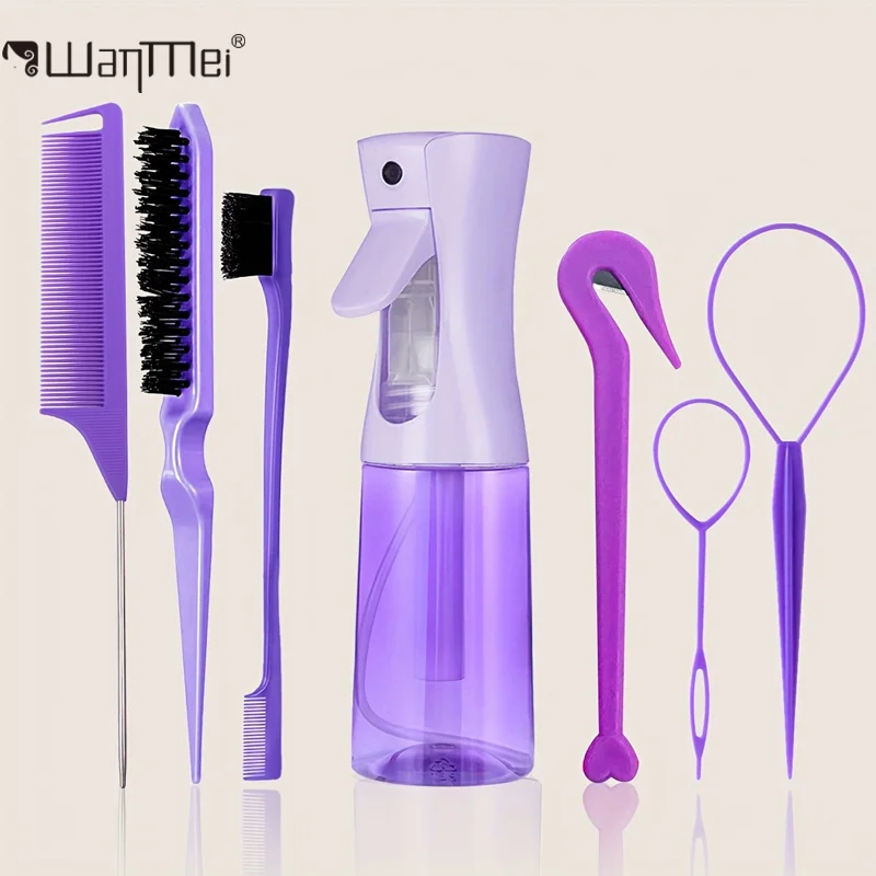 Hair Care Spray - 7 pc/set kit de cabeleireiro profissional