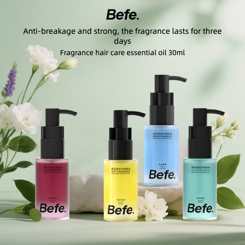 Hair Care Fragrance Essential Oil - Cuidados essenciais para mulheres anti-frizz suave
