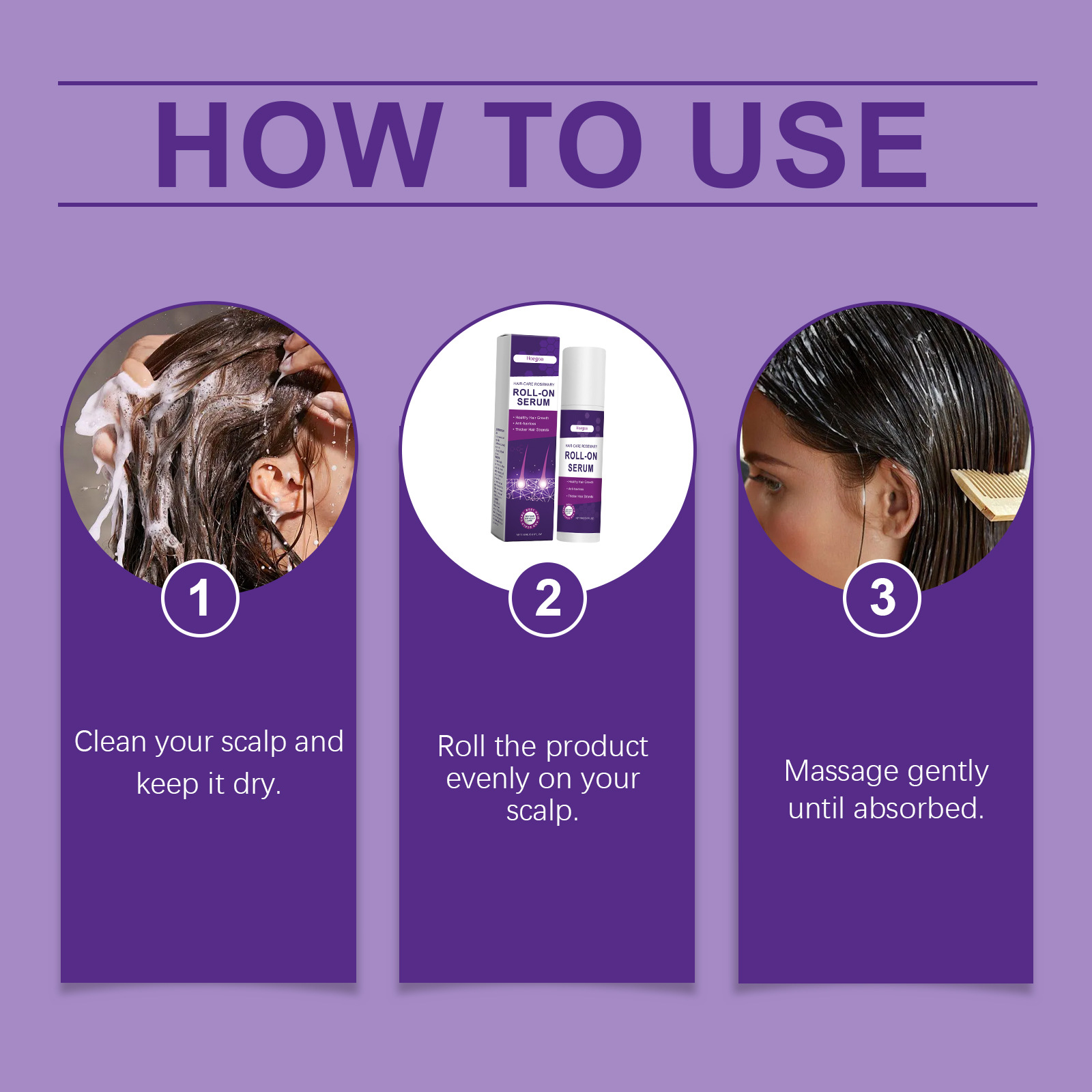 Hair Care Natural - Sérum para Crescimento Capilar Anti-Queda Fortalecedor