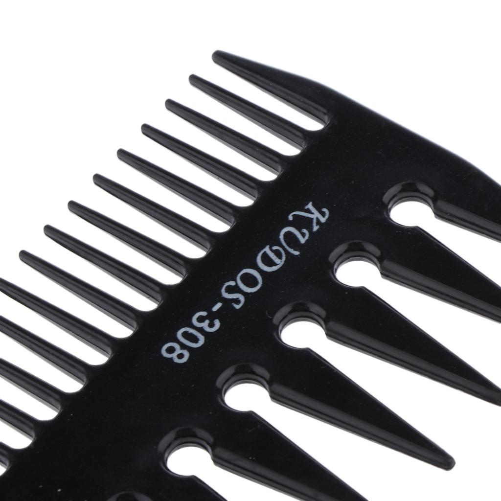 Hair Care Curly Hair - Pente de Plástico Durável Antiestático com