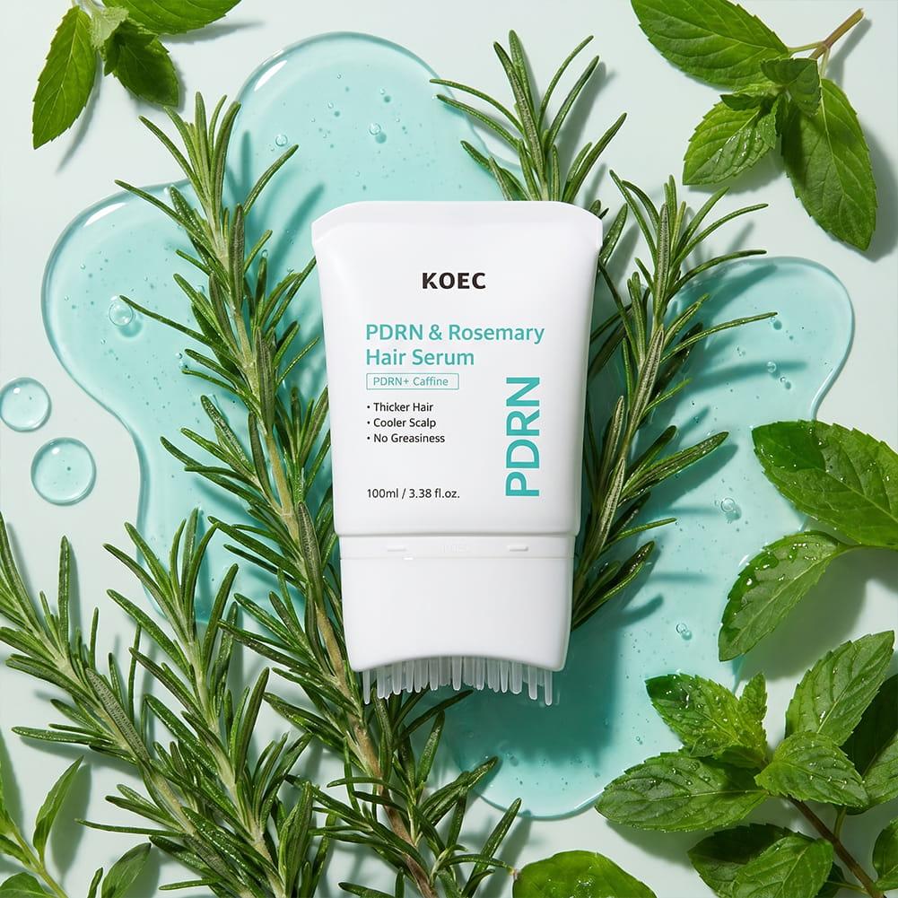 Rosemary Hair Oil - Sérum Capilar KOEC PDRN com Aplicador
