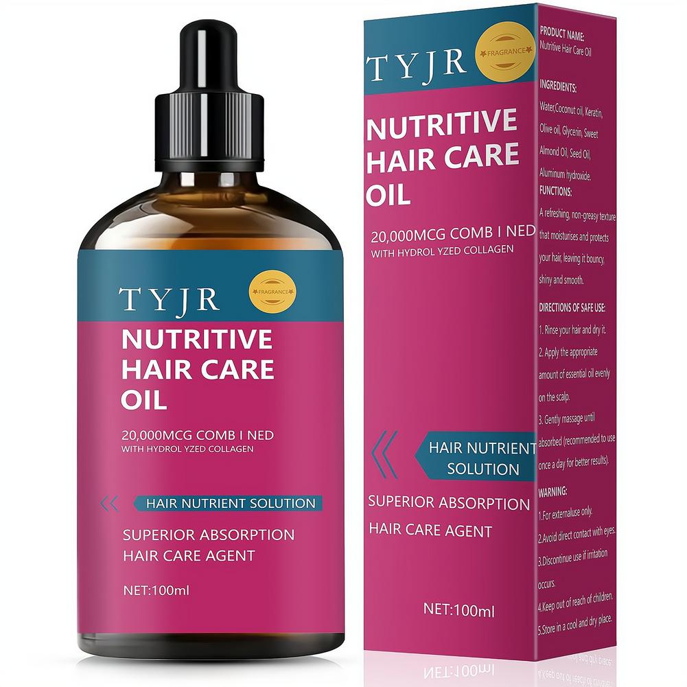 Hair Care For Hair Loss - Óleo Essencial Nutritivo de Colágeno para