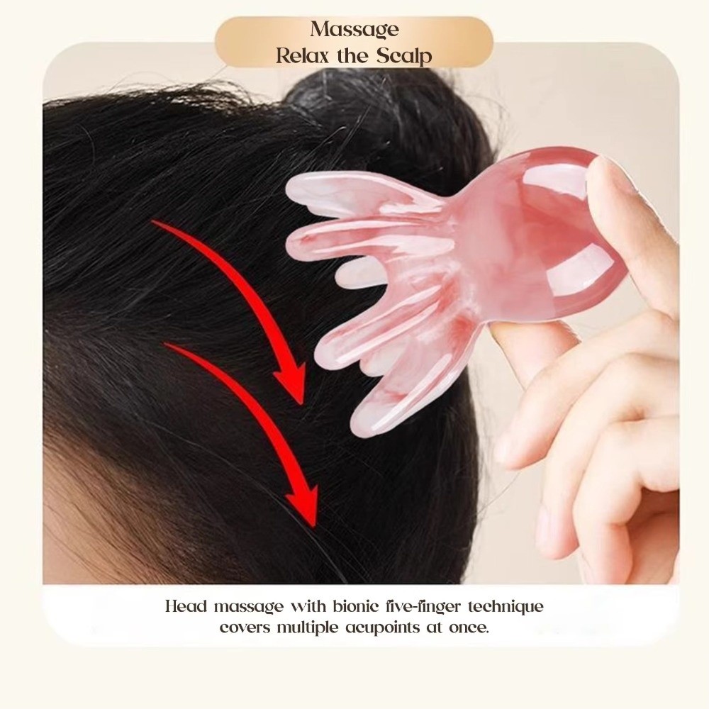 Hair Care For Hair Loss - Pente Massageador Octopus de 8 Dentes,
