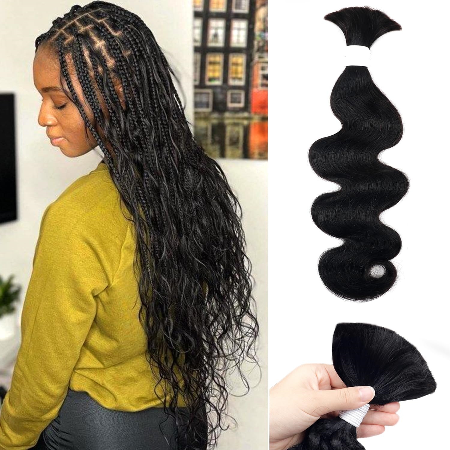 Hair Care Formulation - Cabelo Humano Ondulado para Tranças de