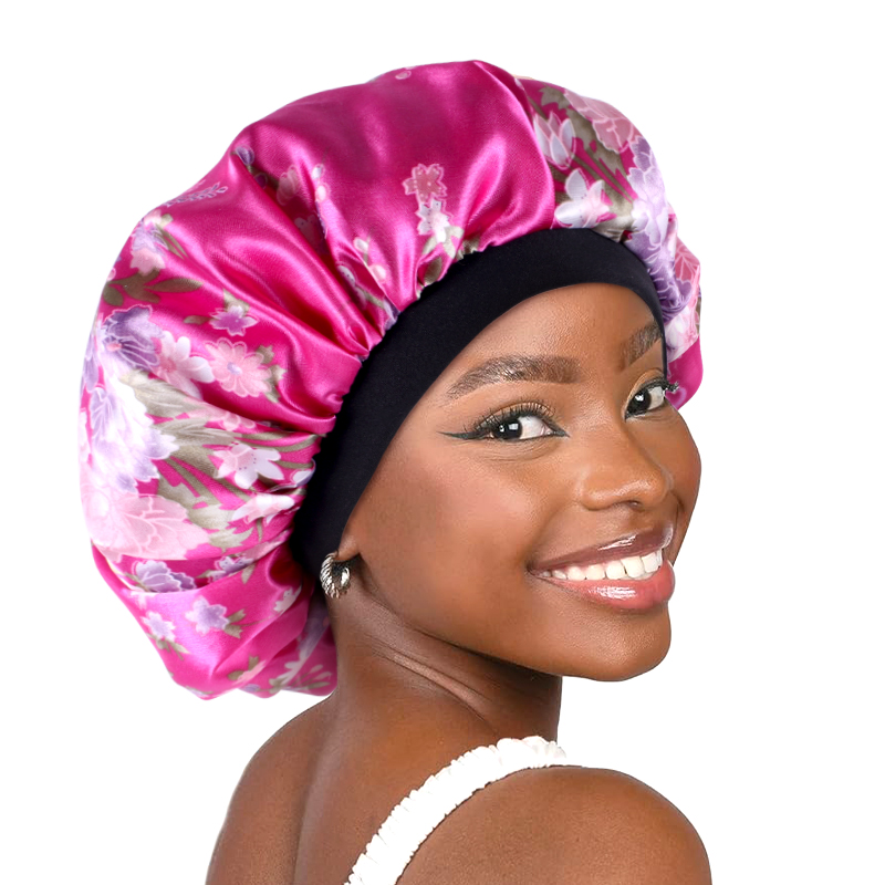 Hair Care For Hair Loss - Gorro de cetim feminino elástico banda