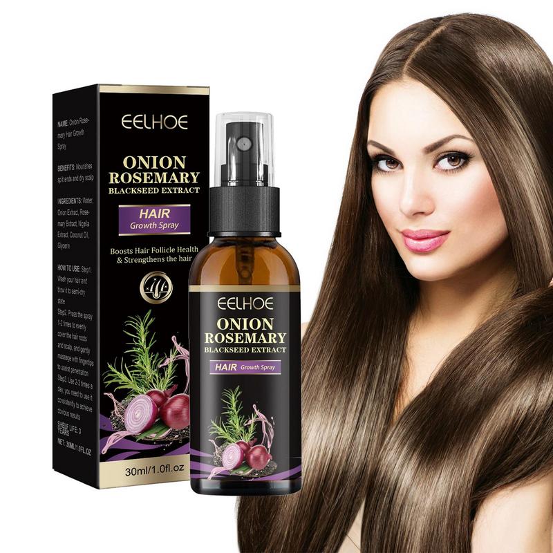 Rosemary Hair Oil - Óleo Essencial Anti-Perda de Cabelo, Cebola,