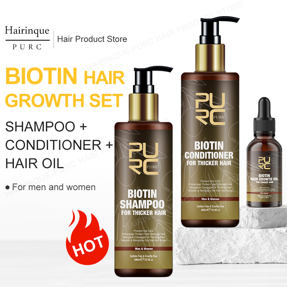 Hair Care Keratin Shampoo - Biotina evitar perda de cabelo shampoo