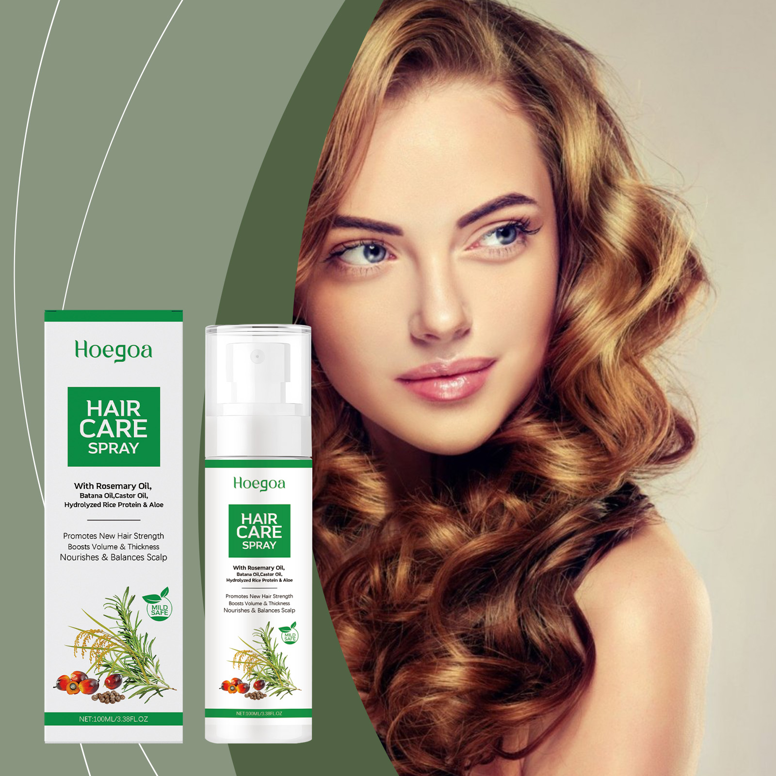 Hair Care Natural - Spray Essência para Cuidado do Couro