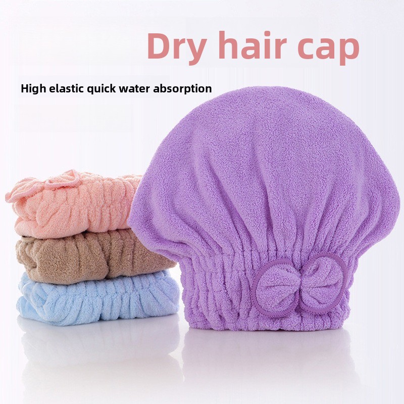 Hair Care Curly Hair - 1 Peça de Turbante de Microfibra