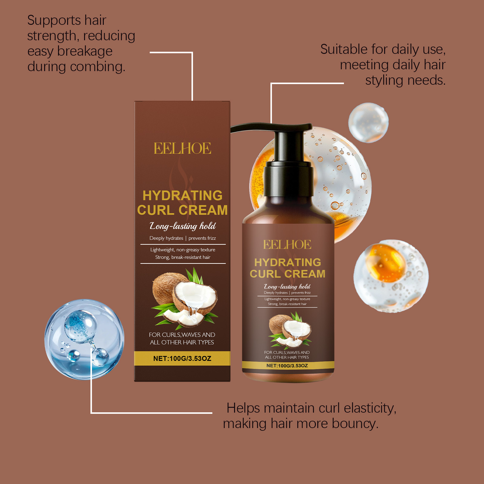 Creme modelador de cachos para - Hair Care Curly Hair avaliação e preço