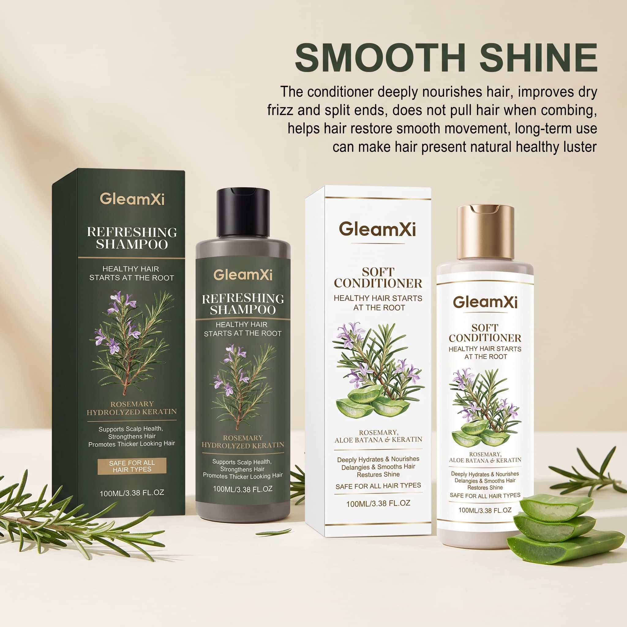 Conjunto de Shampoo e Condicio - Hair Care Keratin Shampoo avaliação e preço