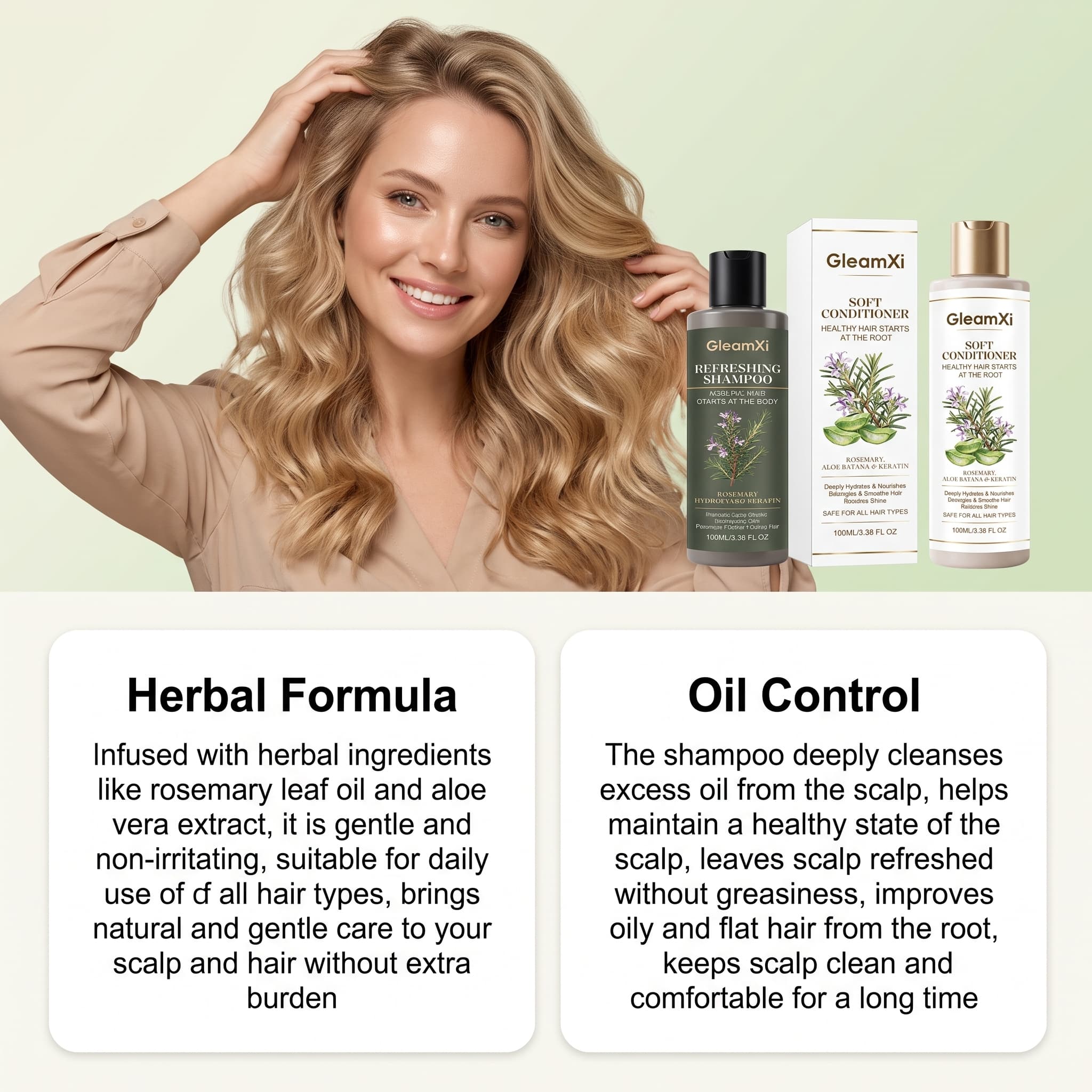 Conjunto de Shampoo e Condicio - Hair Care Keratin Shampoo avaliação e preço