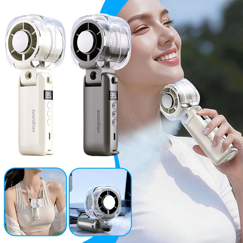 Mini ventilador portátil com r - Hair Care Spray avaliação e preço