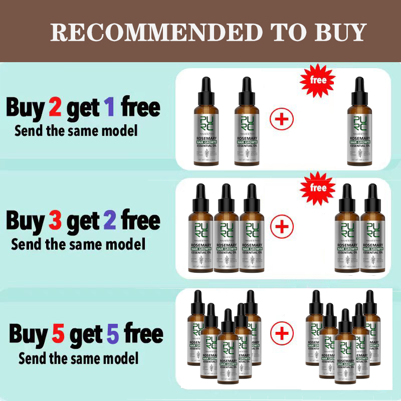 Óleo de Alecrim PURC para Cres - Hair Care Fragrance Essential Oil avaliação e preço