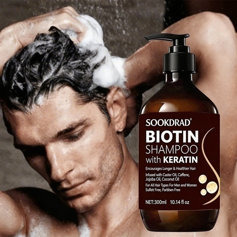 Shampoo de Cabelo com Biotina  - Hair Care Keratin Shampoo avaliação e preço