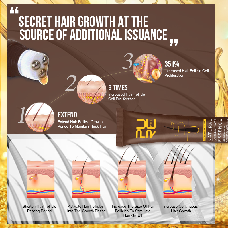 PURC-Soro de crescimento capil - Hair Care Fragrance Essential Oil avaliação e preço