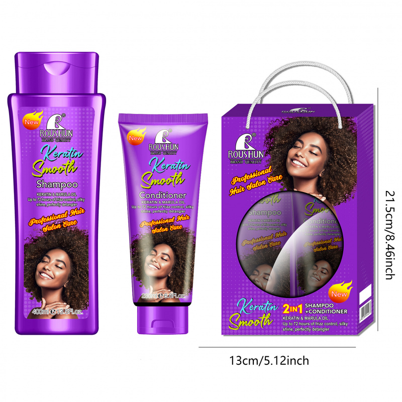 Conjunto de Shampoo + Condicio - Hair Care Keratin Shampoo avaliação e preço
