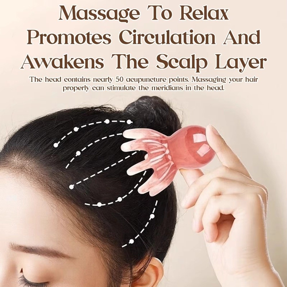 Pente Massageador Octopus de 8 - Hair Care For Hair Loss avaliação e preço