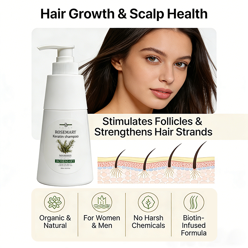 Shampoo Natural de Alecrim 200 - Hair Care Keratin Shampoo avaliação e preço