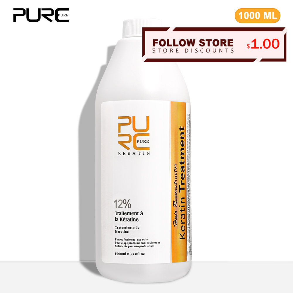 Purc 12% queratina alisamento  - Hair Care Keratin Shampoo avaliação e preço