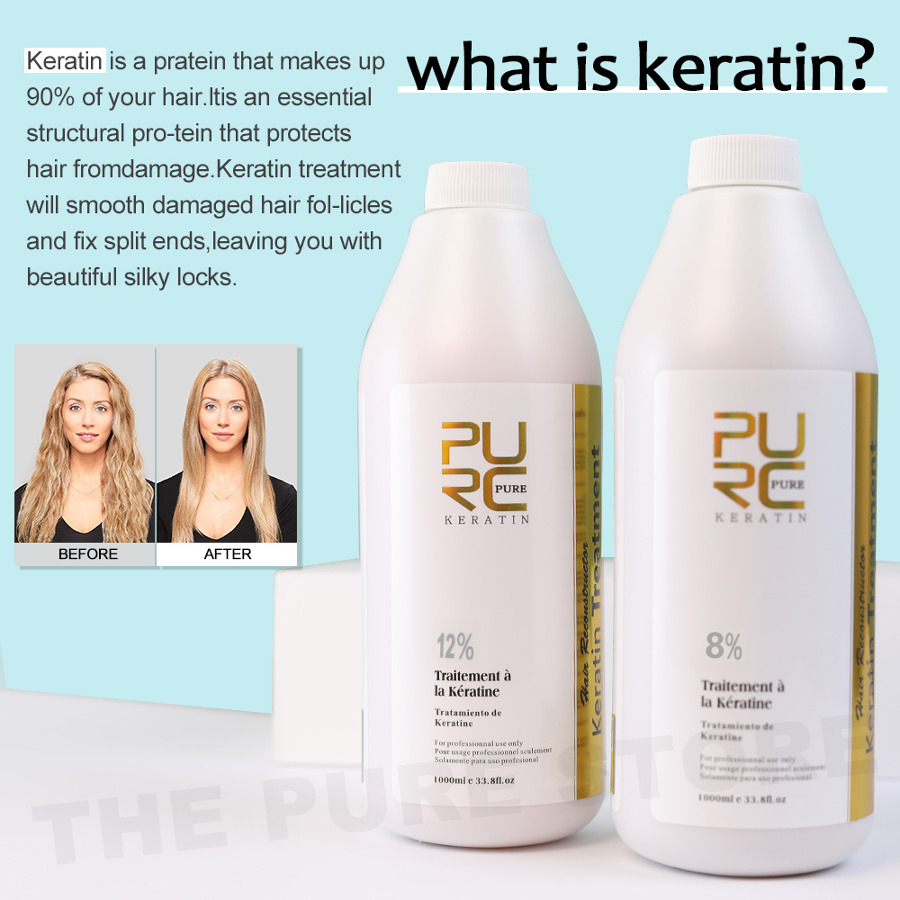 Purc 12% queratina alisamento  - Hair Care Keratin Shampoo avaliação e preço
