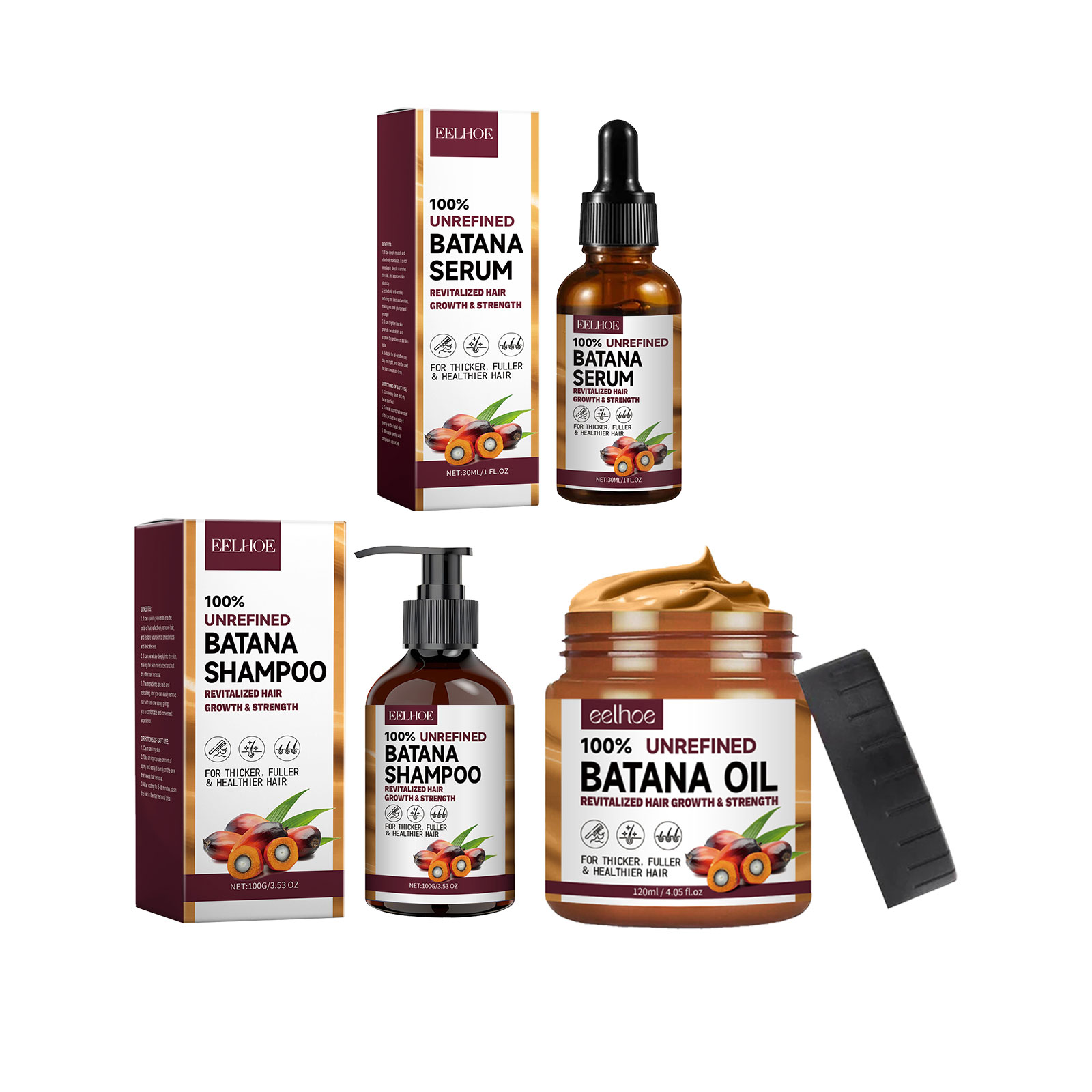 Eelhoe natural batana óleo hid - Hair Care Keratin Shampoo avaliação e preço
