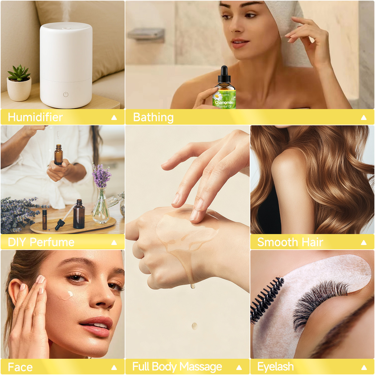 Óleo essencial de CAMOMILA com - Hair Care Fragrance Essential Oil avaliação e preço