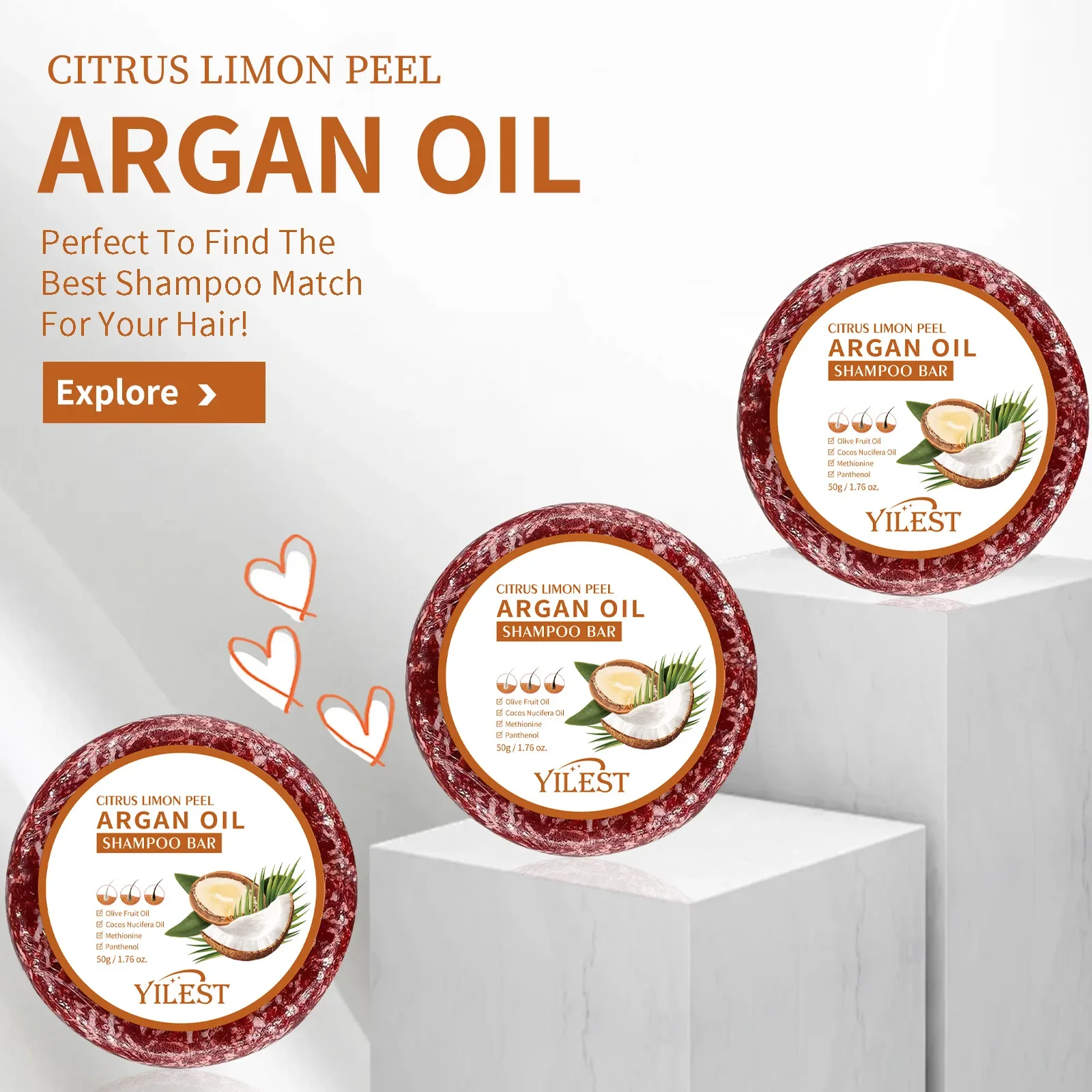 4 Barras de Shampoo Anti-Queda - Rosemary Hair Oil avaliação e preço