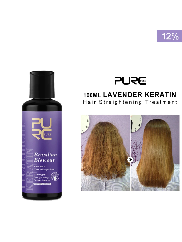 Purc lavanda 12% queratina bra - Hair Care Keratin Shampoo avaliação e preço